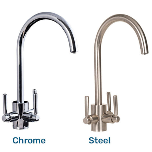 NOUVEAU Chrome & Brushed Steel