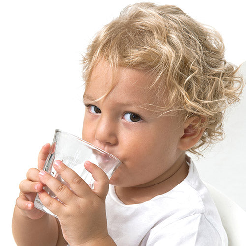 Child drinking filtered water