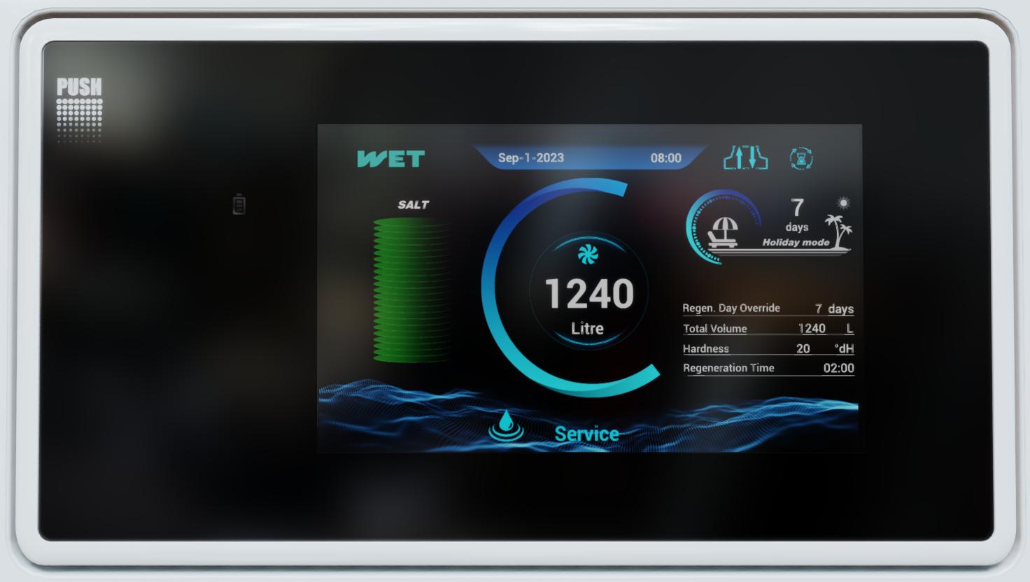 The Wet Notric Water Softener With 12 Year Warranty