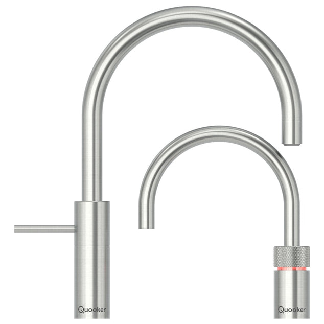 Quooker Nordic Round Twintaps Stainless Steel